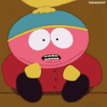 Cartman en colère.