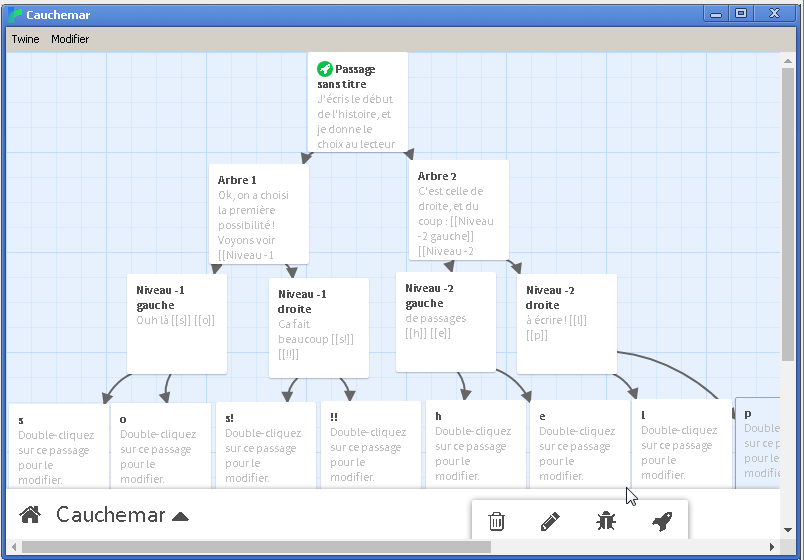 Tutoriel Twine premières macros et structures conditionnelles