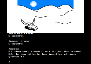 Capture d'écran du jeu terminé.