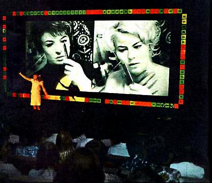 L'écran de Kinoautomat en 1967