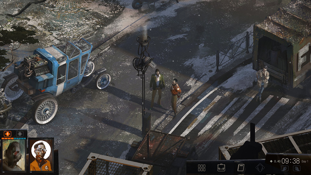 Capture d'écran de Disco Elysium.